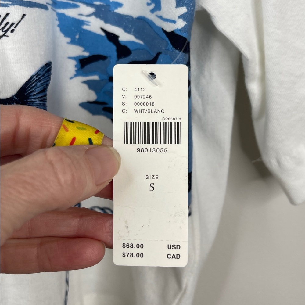 Anthropologie Maeve NWT The Corey Short-Sleeve Boxy Tee: Printed Souvenir Small - Picture 8 of 9